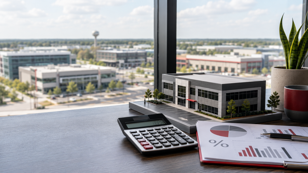 Commercial real estate cap rates and property valuation